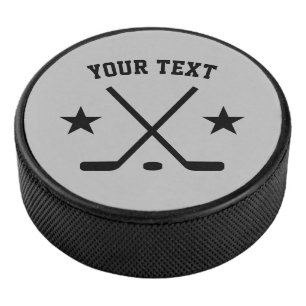 Spezieller Eishockeypuck mit gekreuztem Logo Eishockey Puck