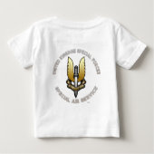 Spezieller Fluglinienverkehr (SAS) Baby T-shirt (Rückseite)