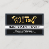 Spezieller Handyman Layers Master Builder Visitenkarte (Vorderseite)