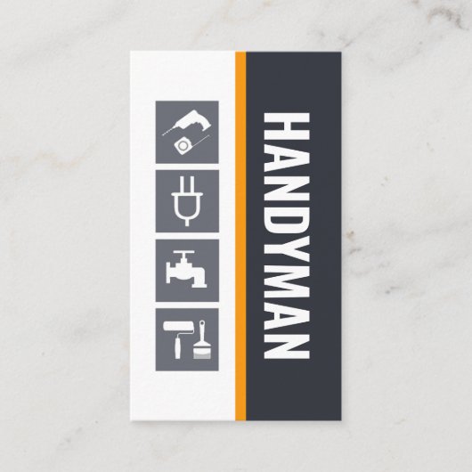 Spezieller Handyman Tools Layer Contractor Visitenkarte (Vorderseite)