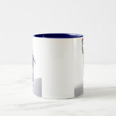 Spezieller k-Sprung Zweifarbige Tasse (Mittel)