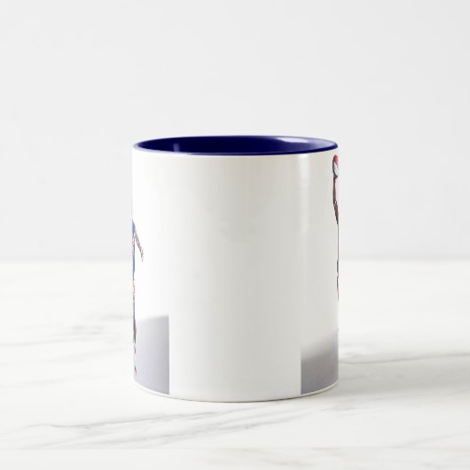 Spezieller k-Sprung Zweifarbige Tasse (Mittel)