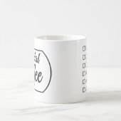 Spezieller Kaffee Kaffeetasse (Mittel)