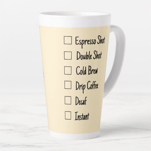 Spezieller Kaffee Milchtasse (Rechte Ecke)