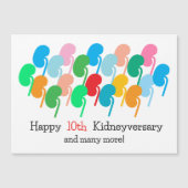 Spezieller Kidnejubiläum und viele weitere Magnetk Magnetkarte (Vorderseite)