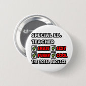 Spezieller Lehrer ... Das Gesamtpaket Button (Vorne & Hinten)