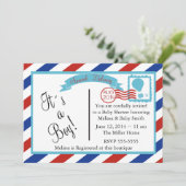 Spezieller Lieferboy Einladung (Stehend Vorderseite)