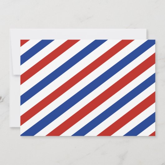 Spezieller Lieferboy Einladung (Rückseite)