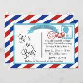 Spezieller Lieferboy Einladung (Vorne/Hinten)