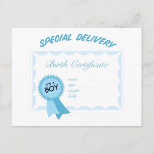 Spezieller Lieferjunge Postkarte