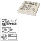 Spezieller Lieferservice Santa Briefmarke Gummistempel (Stempel)
