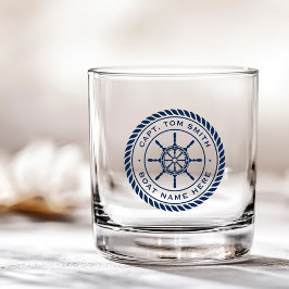 Spezieller Name des Schiffes Whiskyglas