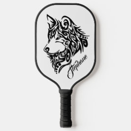 Spezieller Name des Stammes Wolf Pickleball Schläger