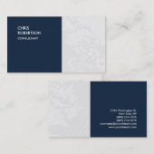 Spezieller Navy Blauer Damaskus Visitenkarte (Vorne/Hinten)