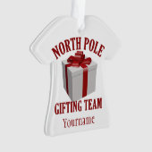 Spezieller Ornament des North Pole Gifting Teams (Vorderseite)