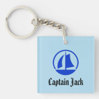 Spezieller Sailboat-Schlüsselanhänger "Captain Jac