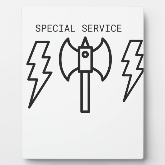 Spezieller Service Fotoplatte (Vorderseite)