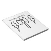 Spezieller Service Notizblock (angewinkelt)