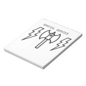 Spezieller Service Notizblock (Rotiert)