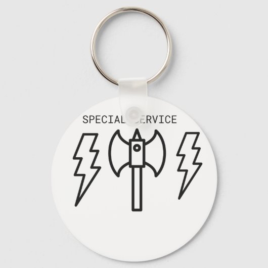 Spezieller Service Schlüsselanhänger (Vorderseite)