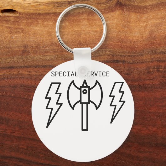 Spezieller Service Schlüsselanhänger (Vorderseite)