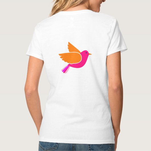 Spezieller T - Shirt für Vogelsüßmutter (Rückseite)