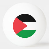 Spezieller Tischtennisball mit der Flagge Palästin (Rückseite)