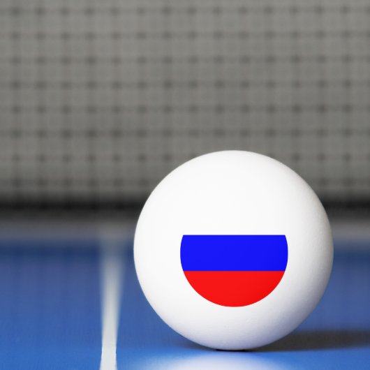 Spezieller Tischtennisball mit der Flagge Russland (Netto)
