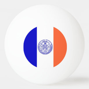 Spezieller Tischtennisball mit der Flagge von New
