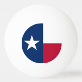 Spezieller Tischtennisball mit Flag Texas, USA (Vorderseite)