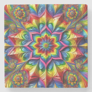 Spezieller Untersetzer mit LGBTQ-Farben