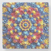 Spezieller Untersetzer mit rumänischen Farben (Vorderseite)