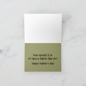 Spezieller Vater Karte (Innenseite)