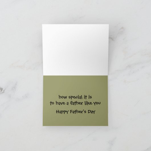 Spezieller Vater Karte (Innenseite)