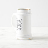 Spezieller Vatertag-Geschenktasse Bierglas (Vorderseite Links)