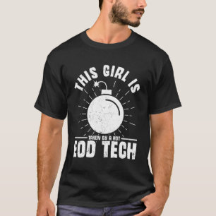 Spezielles Abzeichen für die Entsorgung explosiver T-Shirt
