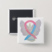 Spezielles Button für Frühgeburtserklärungen Angel (Vorne & Hinten)