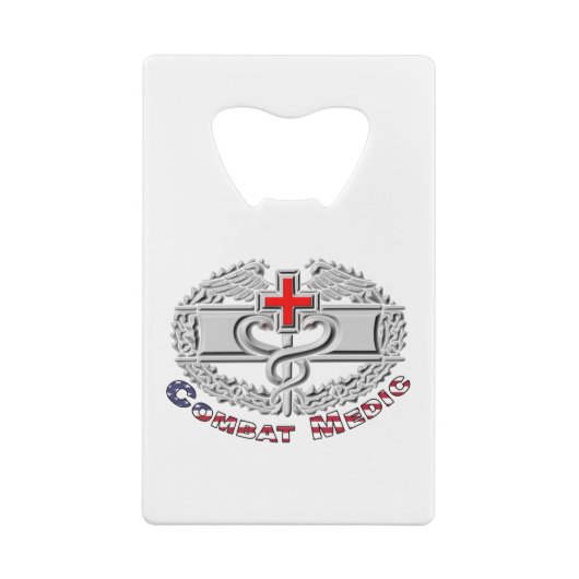 Spezielles Combat Medical Abzeichen Design Geldbeutel Flaschenöffner (Rückseite)