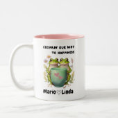 Spezielles Cottage-Jubiläum Zweifarbige Tasse (Links)