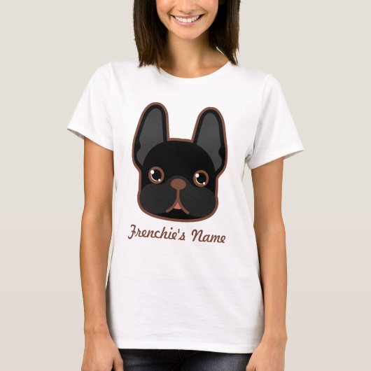 Spezielles Design für Solid Brindle Frenchie T-Shirt (Vorderseite)