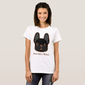Spezielles Design für Solid Brindle Frenchie T-Shirt (Vorne ganz)