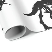 Spezielles Dinosaurier-Skelettpapier Geschenkpapier (Rolleneckpunkt)