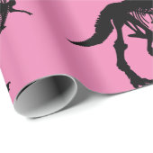 Spezielles Dinosaurier-Skelettpapier Geschenkpapier (Rolleneckpunkt)