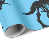 Spezielles Dinosaurier-Skelettpapier Geschenkpapier (Rolleneckpunkt)