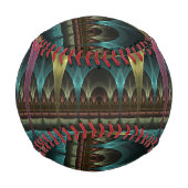 Spezielles Fantasy Patterns Abstraktes farbiges Fr Baseball (Vorderseite)