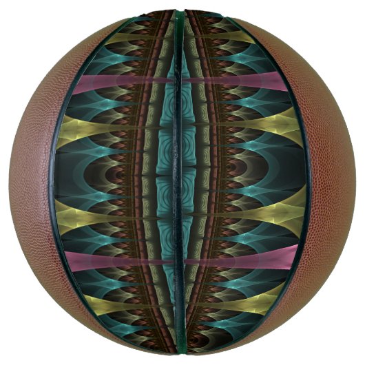 Spezielles Fantasy Patterns Abstraktes farbiges Fr Basketball (Vertikal)