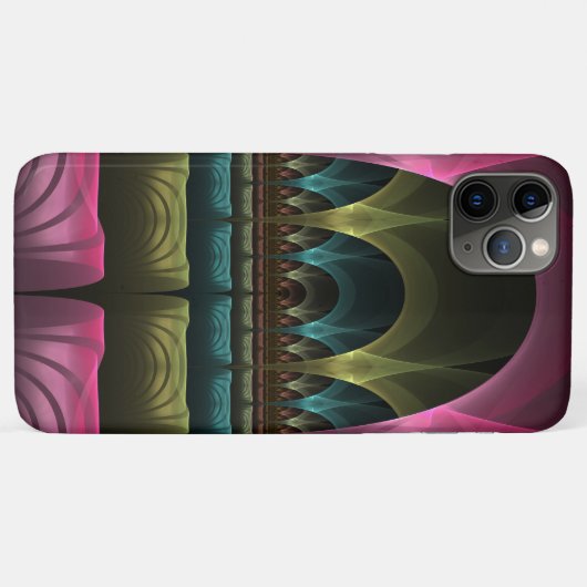 Spezielles Fantasy Patterns Abstraktes farbiges Fr Case-Mate iPhone Hülle (Rückseite (Horizontal))