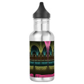 Spezielles Fantasy Patterns Abstraktes farbiges Fr Edelstahlflasche (Links)
