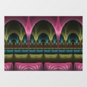 Spezielles Fantasy Patterns Abstraktes farbiges Fr Fensteraufkleber (Blatt)