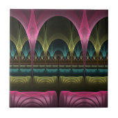 Spezielles Fantasy Patterns Abstraktes farbiges Fr Fliese (Vorderseite)